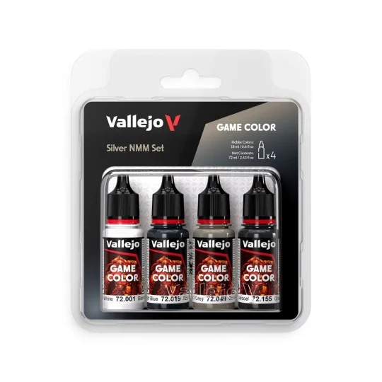 Silver NMM Set 18 ml - Vallejo 72394