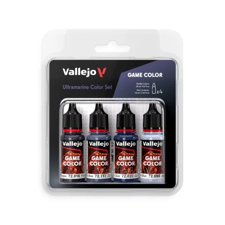 Game Color: Ultramarine Color Set 18 ml - Vallejo 72389
