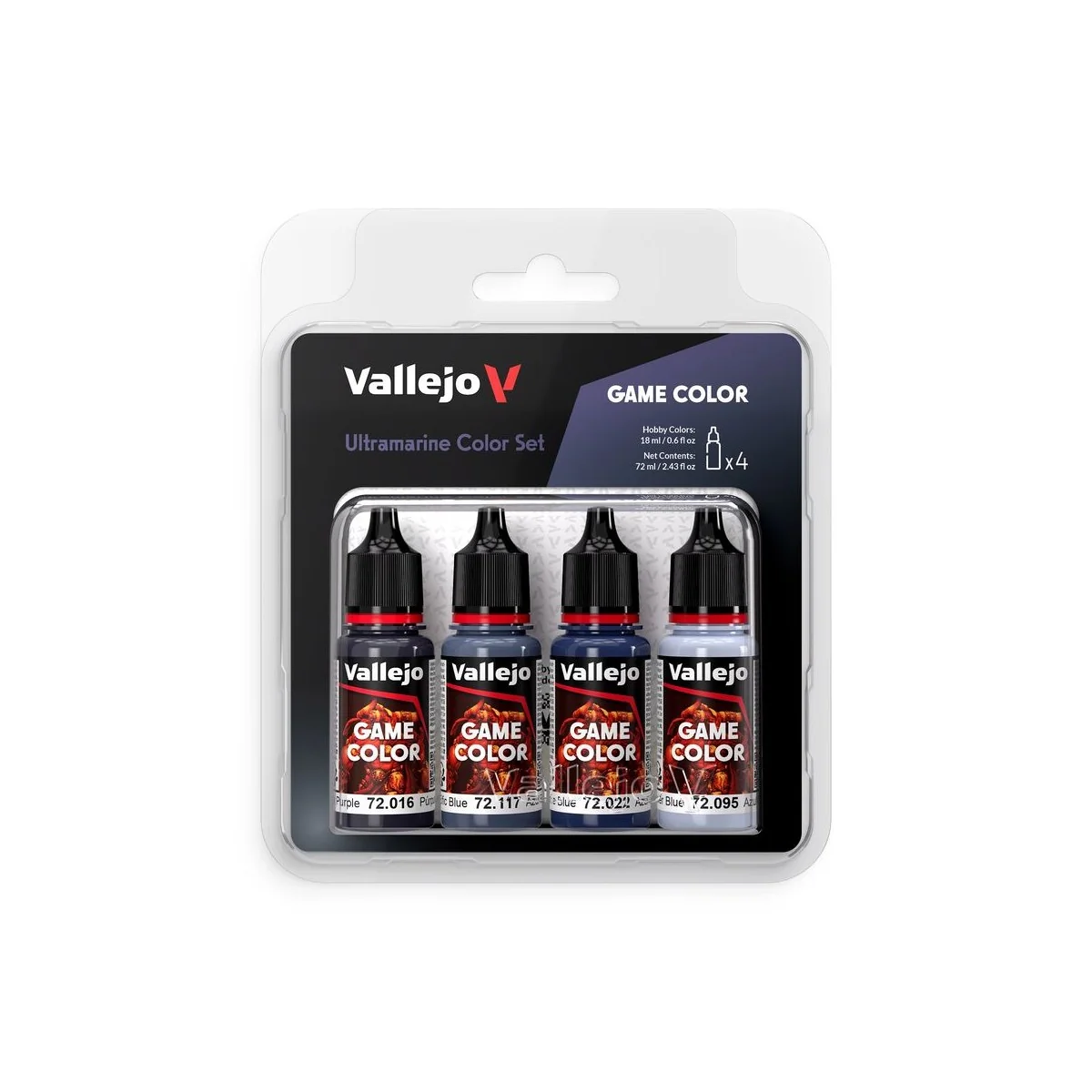 Game Color: Ultramarine Color Set 18 ml - Vallejo 72389 Game Color: Ultramarine Color Set 18 ml - Vallejo 72389