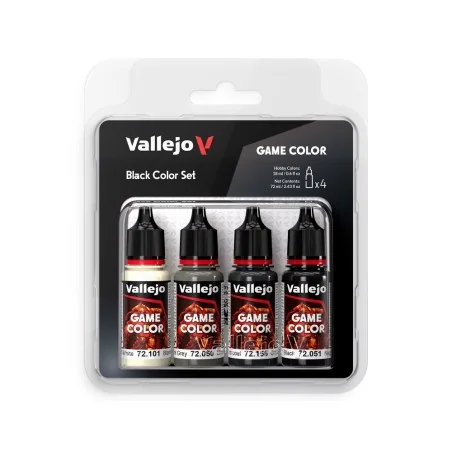 Game Color: Black Color Set 18 ml - Vallejo 72393
