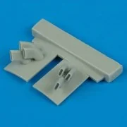 F4U-2 exhaust for night version für Tamiya Bausatz - Quickboost QB4...