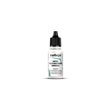 Varnish: Satin Polyurethane Varnish 18 ml - Vallejo 72652