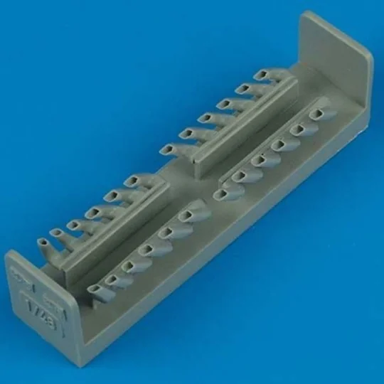 Bf 110 C/D exhaust für Fujimi Bausatz, 1/48 - Quickboost QB48 167