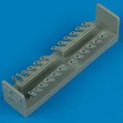 Bf 110 C/D exhaust für Fujimi Bausatz, 1/48 - Quickboost QB48 167