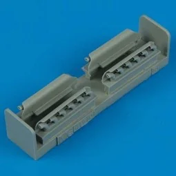 Me 410 exhaust für Revell Bausatz - Quickboost QB48 168