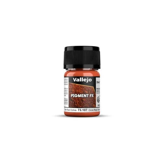 Dark Red Ochre 35 ml - Vallejo 73107 Dark Red Ochre 35 ml - Vallejo 73107