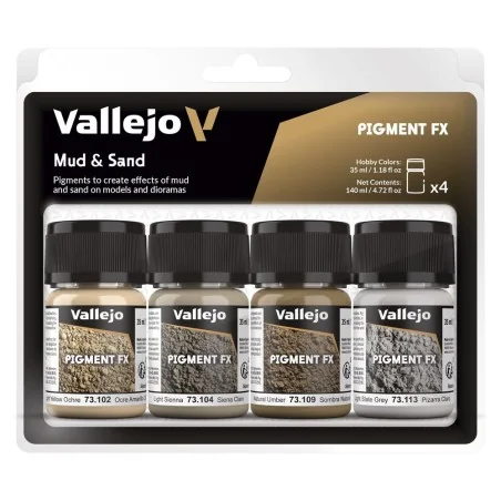 Pigment FX: Mud & Sand 35 ml - Vallejo 73191