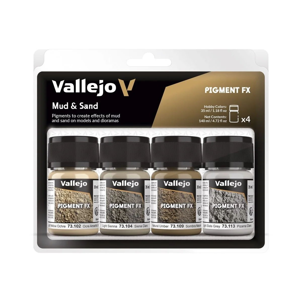 Pigment FX: Mud & Sand 35 ml - Vallejo 73191 Pigment FX: Mud & Sand 35 ml - Vallejo 73191