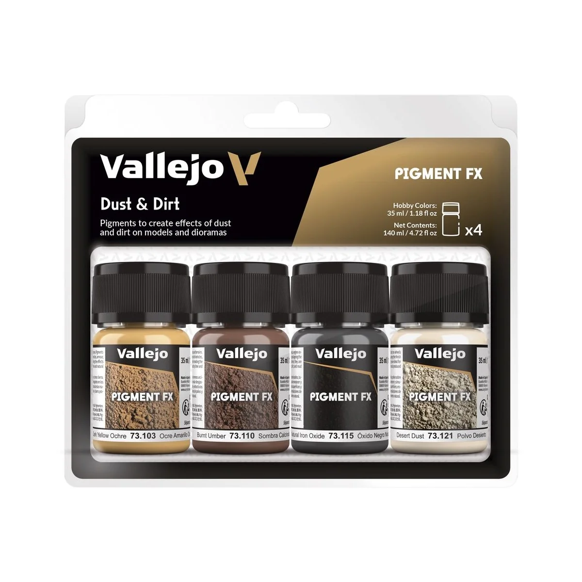 Pigment FX: Dust & Dirt 35 ml - Vallejo 73190 Pigment FX: Dust & Dirt 35 ml - Vallejo 73190