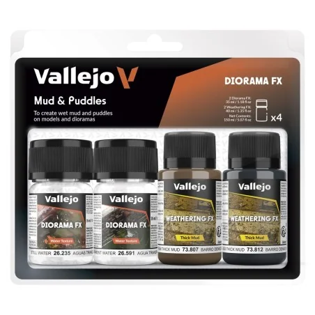 Diorama FX: Mud & Puddles 35 ml - Vallejo 73189