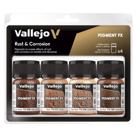Pigment FX: Rust & Corrosion 35 ml - Vallejo 73194 Pigment FX: Rust & Corrosion 35 ml - Vallejo 73194