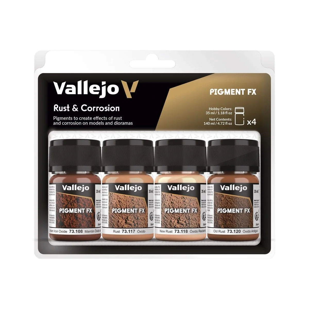 Pigment FX: Rust & Corrosion 35 ml - Vallejo 73194 Pigment FX: Rust & Corrosion 35 ml - Vallejo 73194