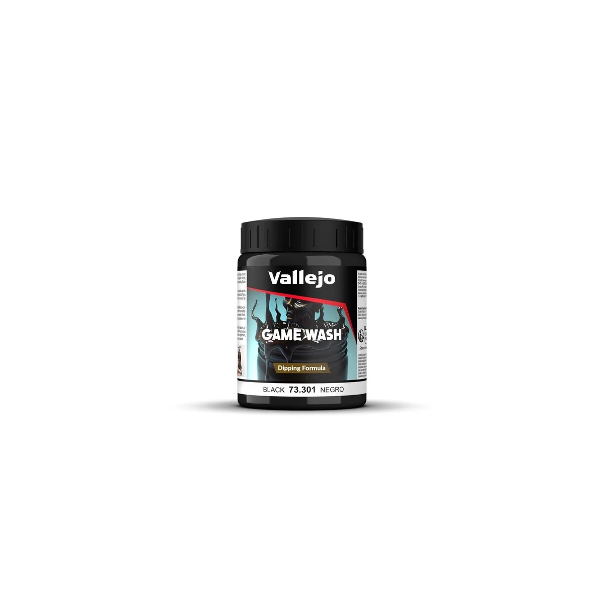 Game Color: Black 200 ml - Vallejo 73301 Game Color: Black 200 ml - Vallejo 73301