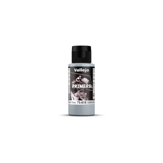 Primer: USN Light Ghost Grey FS36375 60 ml - Vallejo 73615 Primer: USN Light Ghost Grey FS36375 60 ml - Vallejo 73615