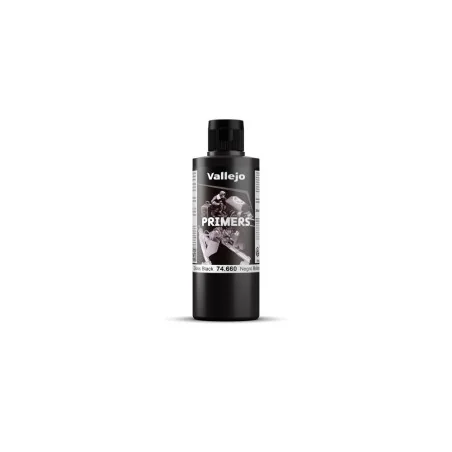 Primer: Gloss Black Primer 200 ml - Vallejo 74660