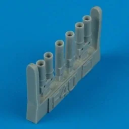 F4U-7 Corsair exhaust für Hasegawa Bausatz - Quickboost QB48 186