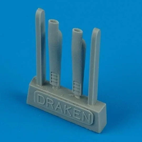 J-35 Draken air scoops für Hasegawa Bausatz, 1/48 - Quickboost QB48...