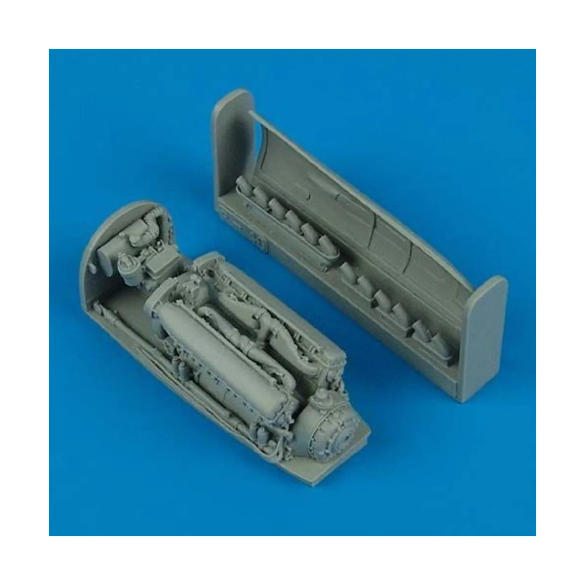 P-40E Warhawk engine für Hasegawa Bausatz, 1/48 - Quickboost QB48 195