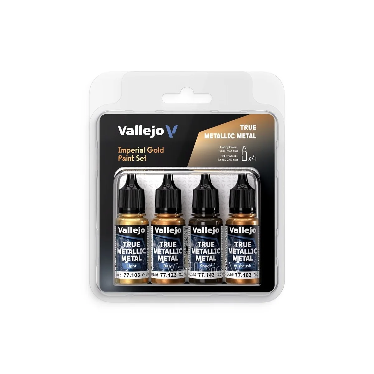 True Metallic Metal: Imperial Gold - Vallejo 77252 True Metallic Metal: Imperial Gold - Vallejo 77252