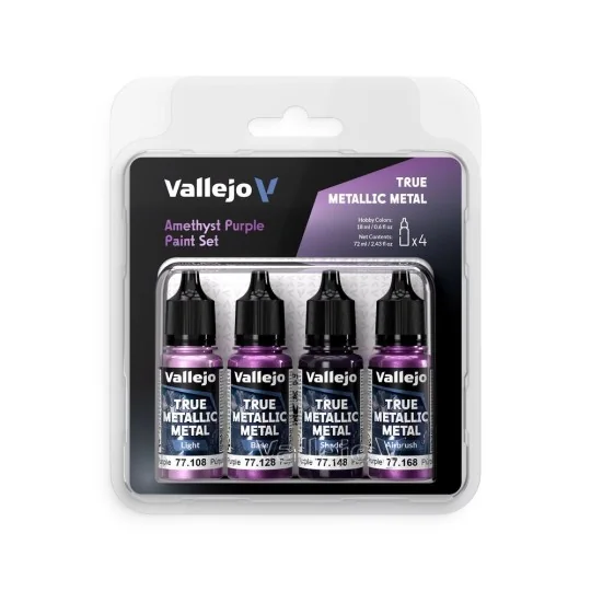 True Metallic Metal: Amethyst Purple - Vallejo 77255 True Metallic Metal: Amethyst Purple - Vallejo 77255