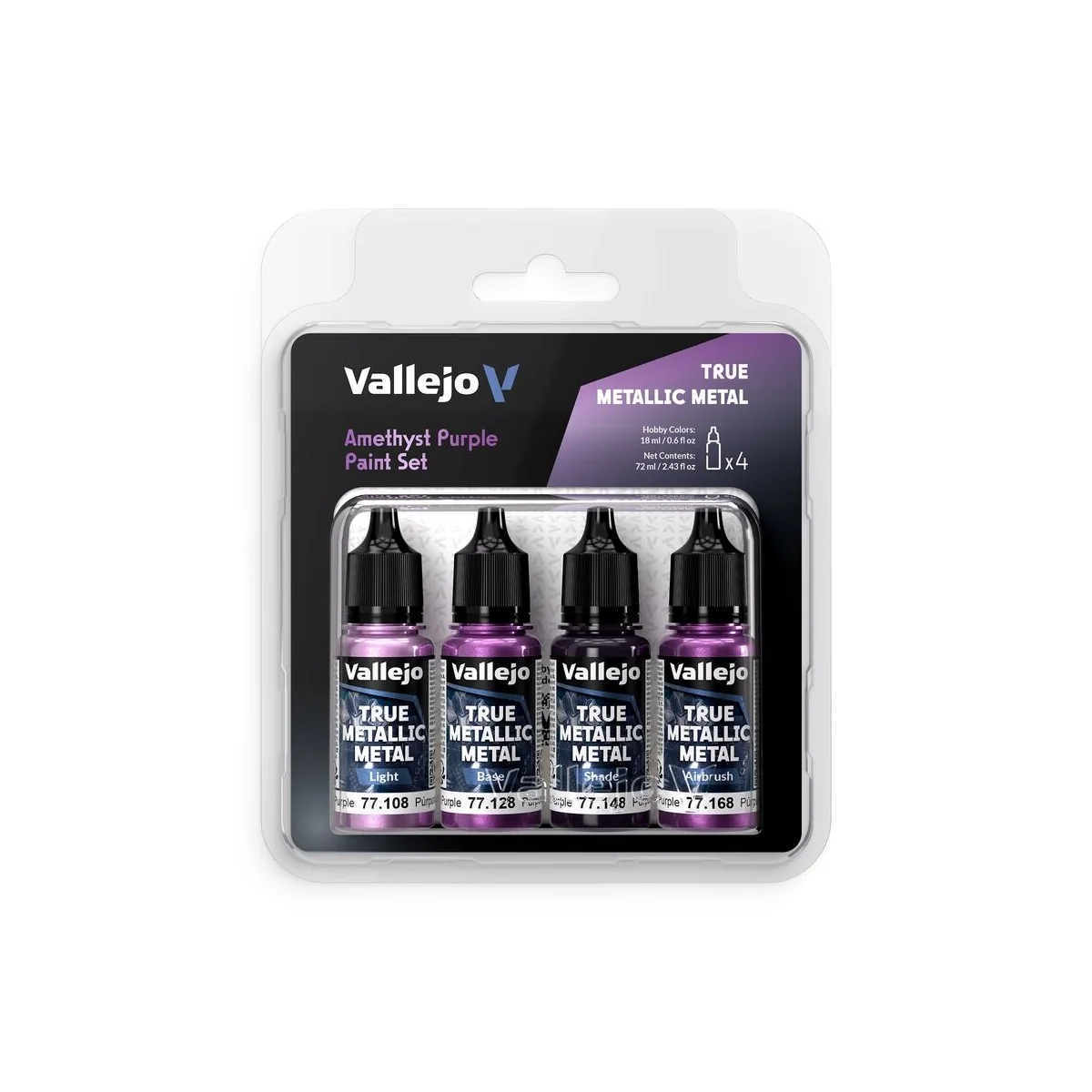 True Metallic Metal: Amethyst Purple - Vallejo 77255 True Metallic Metal: Amethyst Purple - Vallejo 77255