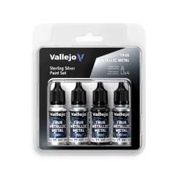 True Metallic Metal: Sterling Silver - Vallejo 77251