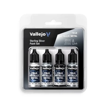 True Metallic Metal: Sterling Silver - Vallejo 77251