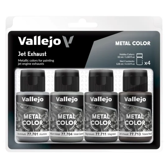 Metal Color: Jet Exhaust 32 ml - Vallejo 77602 Metal Color: Jet Exhaust 32 ml - Vallejo 77602