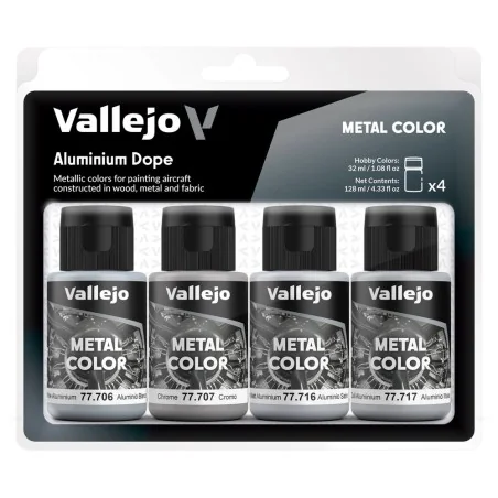 Metal Color: Aluminium Dope WWI & Early WWII 32 ml - Vallejo 77603