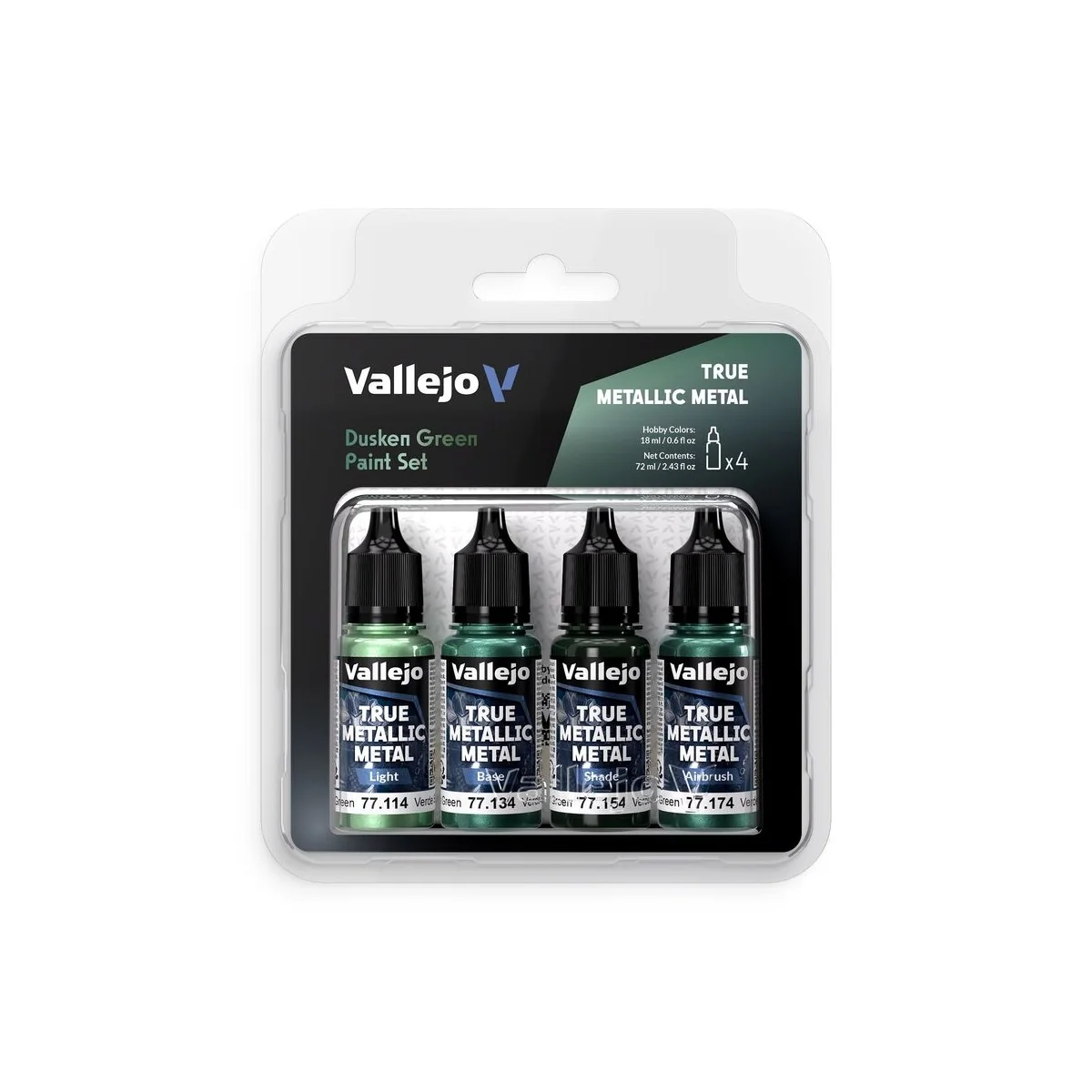 True Metallic Metal: Dusken Green - Vallejo 77257