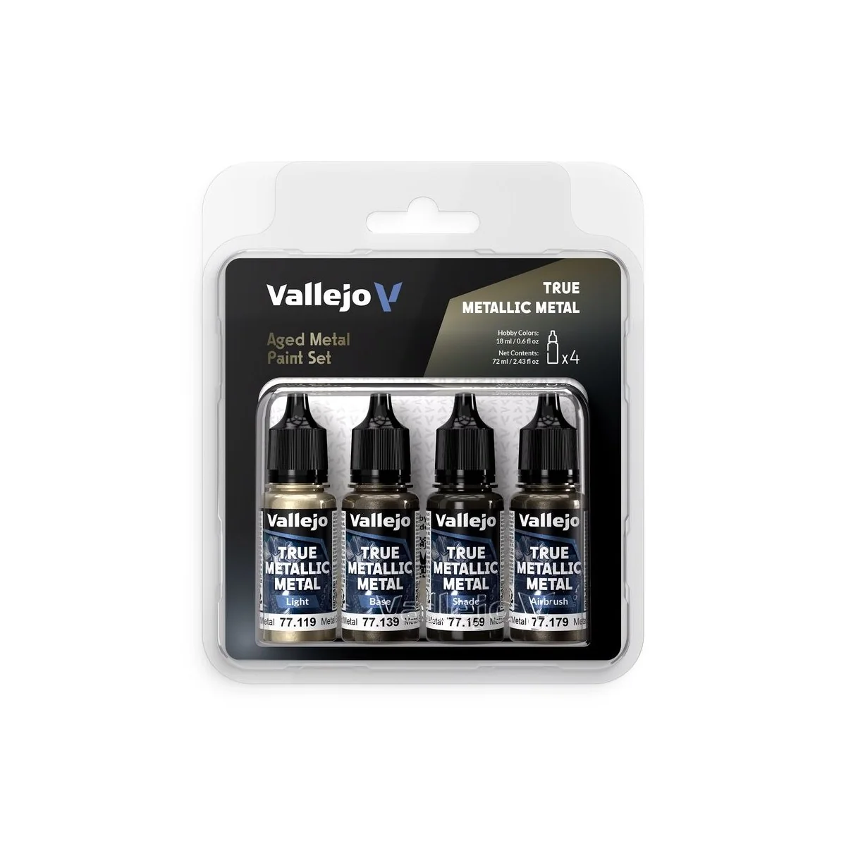 True Metallic Metal: Aged Metal - Vallejo 77258 True Metallic Metal: Aged Metal - Vallejo 77258