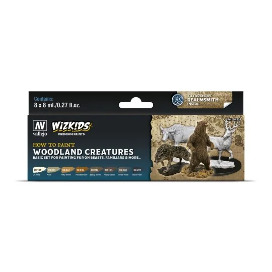 Wizkids: Woodland creatures 8 ml - Vallejo 80254