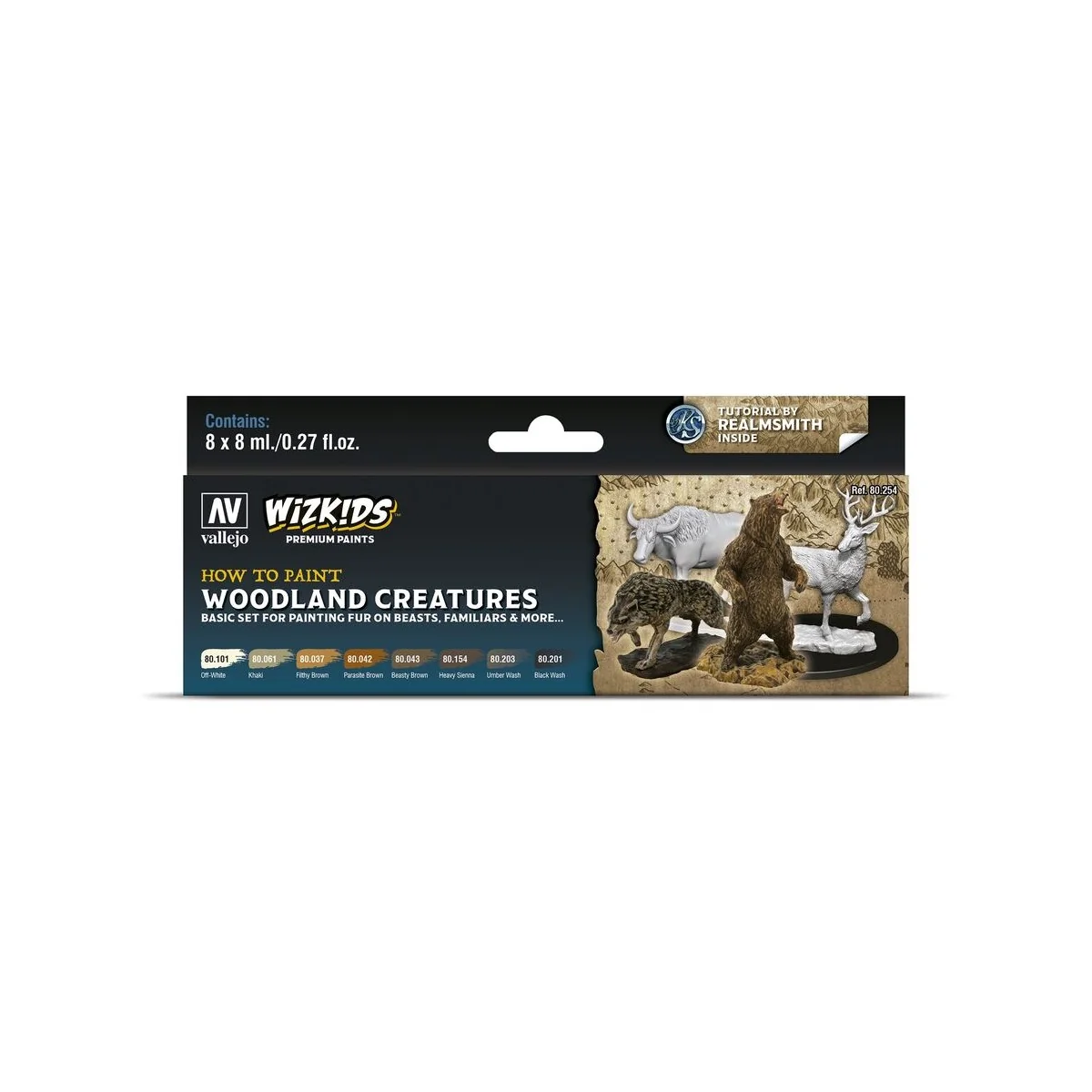 Wizkids: Woodland creatures 8 ml - Vallejo 80254