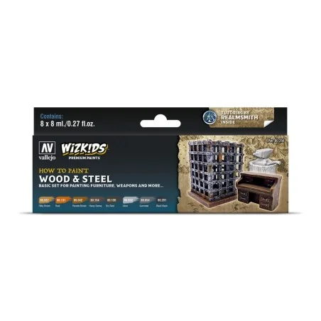 Wizkids: Wood & Steel 8 ml - Vallejo 80256