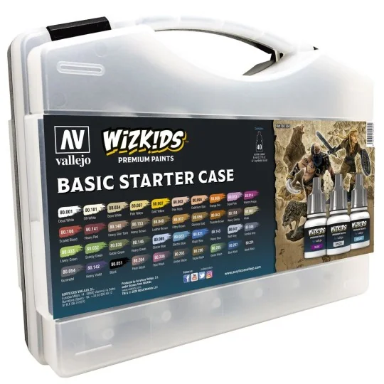 Basic Starter Case 8 ml - Vallejo 80260 Basic Starter Case 8 ml - Vallejo 80260