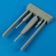 MiG - 17F gun barrels for Hobby Boss kit, 1/48 - Quickboost QB48 224 MiG - 17F gun barrels for Hobby Boss kit, 1/48 - Quickboost QB48 224