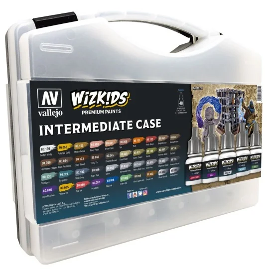 Wizkids: Intermediate Case 8 ml - Vallejo 80261 Wizkids: Intermediate Case 8 ml - Vallejo 80261