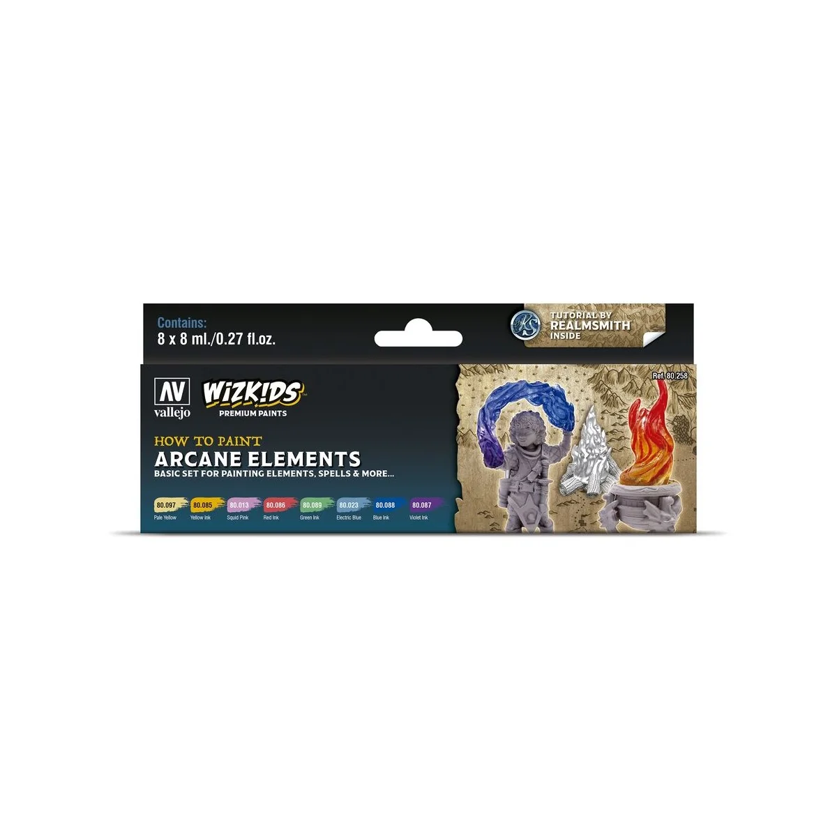 Wizkids: Arcane Elements 8 ml - Vallejo 80258 Wizkids: Arcane Elements 8 ml - Vallejo 80258