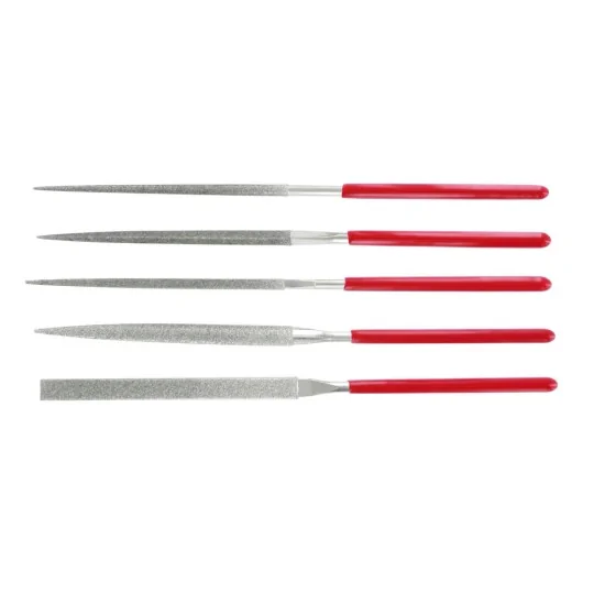 Set of 5 diamond needle files - Vallejo T03002