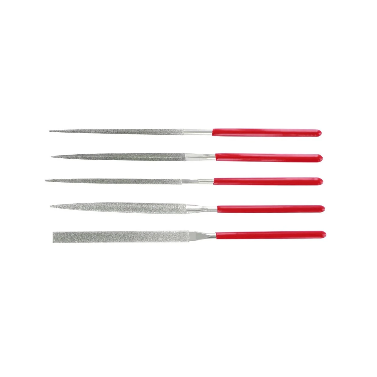 Set of 5 diamond needle files - Vallejo T03002