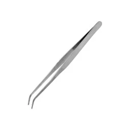 Strong Curved Stainless Steel Tweezers (175 mm) - Vallejo T12009
