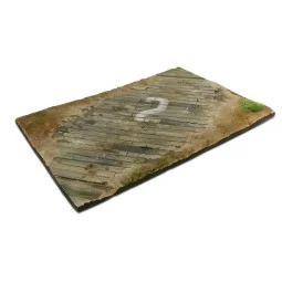 31x21 Wooden Airfield surface 31 x 21 cm - Vallejo SC102