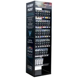 Display: Hobby Paint Spray Colors Floor Display - Vallejo EX716