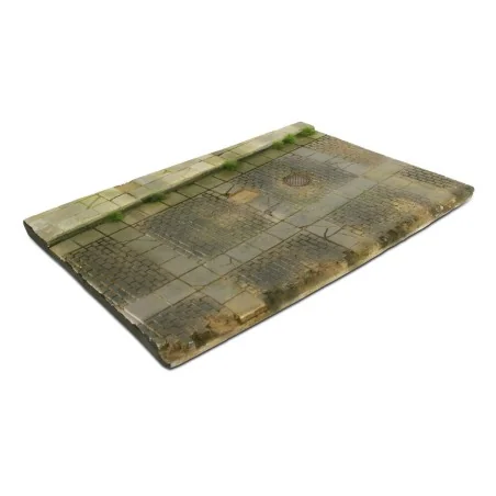 Vallejo Scenics: 31x21 Cobblestone Street with a drain 31 x 21 cm -...