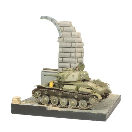 Vallejo Scenics: German Ruined Building 15.5 x 15.5 cm - Vallejo SC003