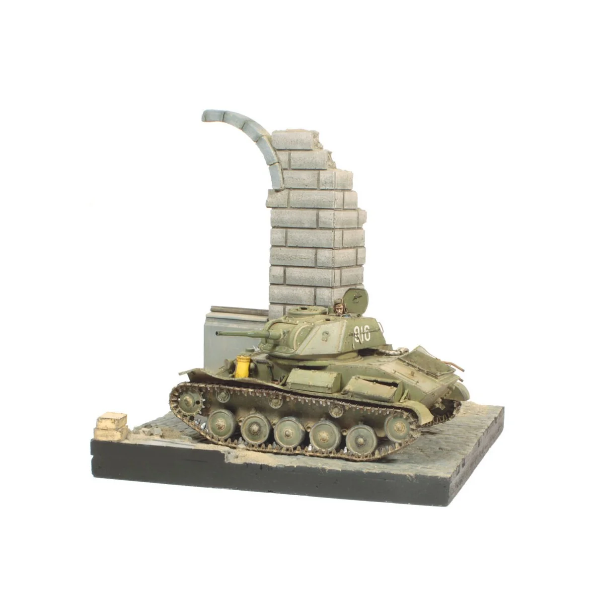 German Ruined Building 15, 5 x 15, 5 cm - Vallejo SC003