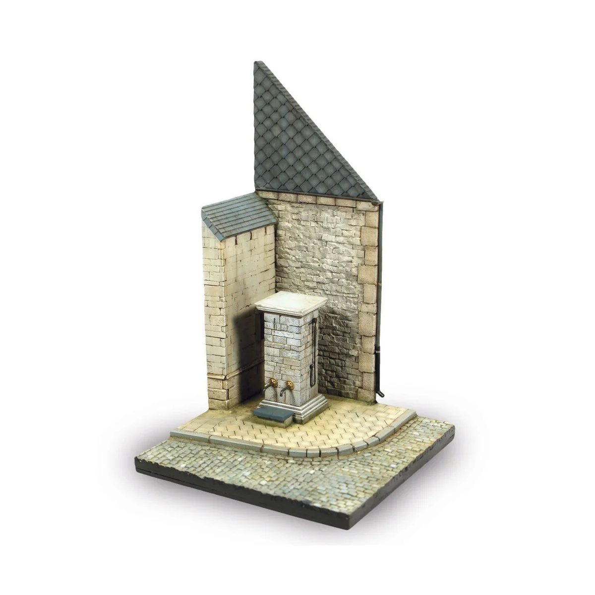 Street Corner with Waterpump Normandy 15,5 x 15,5 cm - Vallejo SC004