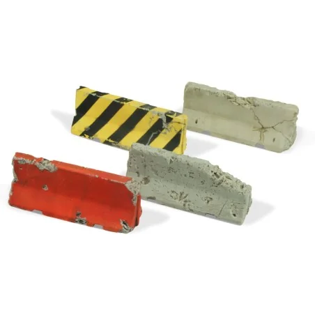 Vallejo Scenics: Damaged Concrete Barriers - Vallejo SC215