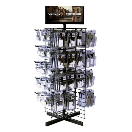 Display: Diorama Accesories Countertop - Vallejo TEX201 Display: Diorama Accesories Countertop - Vallejo TEX201