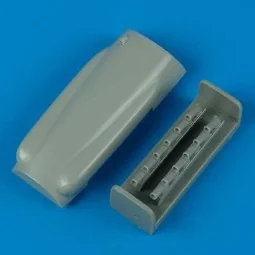 Spitfire Mk. 22/24 cowling and exhaust Für Airfix Bausatz, 1/48 - Q...